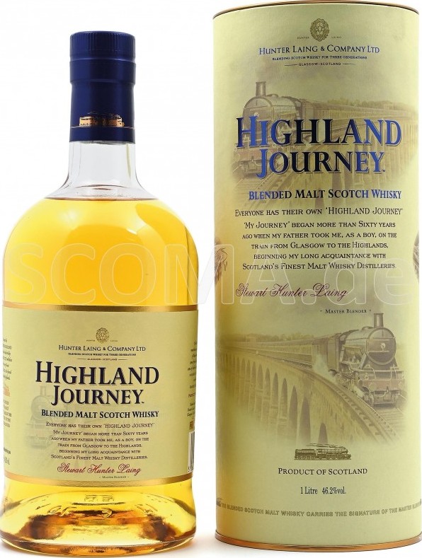 Highland Journey Blended Malt Scotch Whisky HL 46.2% 1000ml