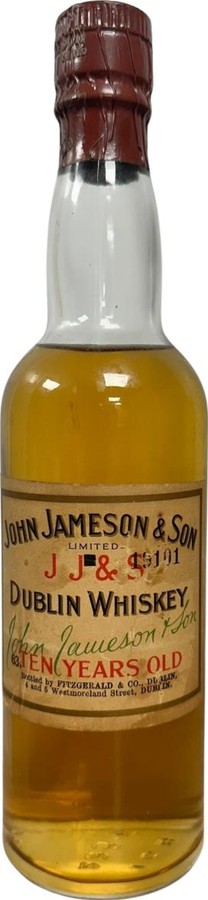 John Jameson & Son 10yo JJ&S 40% 350ml