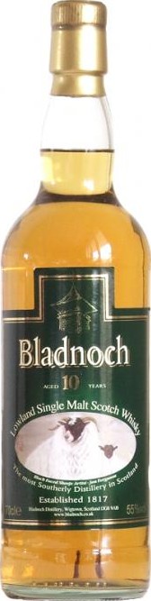 Bladnoch 2001 Lightly Peated 55% 700ml