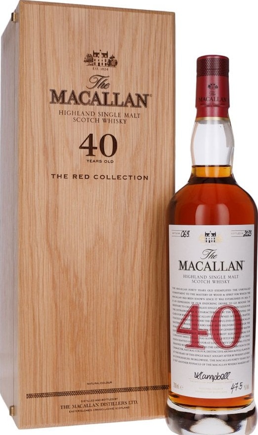 Macallan 40yo The Red Collection Oak 47.5% 700ml