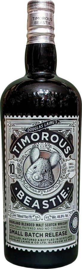 Timorous Beastie 10yo DL Small Batch Release 46.8% 700ml