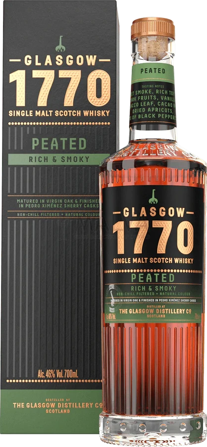 1770 Glasgow Single Malt Peated 46% 700ml