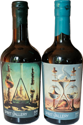 Spirit Gallery Secret Duo de Ron 2 Bottles Set 11yo 65% 500ml