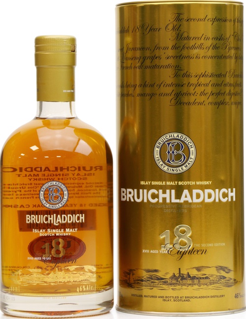 Bruichladdich 18yo 2nd Edition 46% 700ml