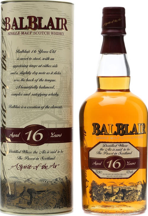 Balblair 16yo 40% 700ml