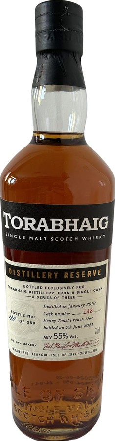 Torabhaig 2019 Distillery reserve 55% 700ml