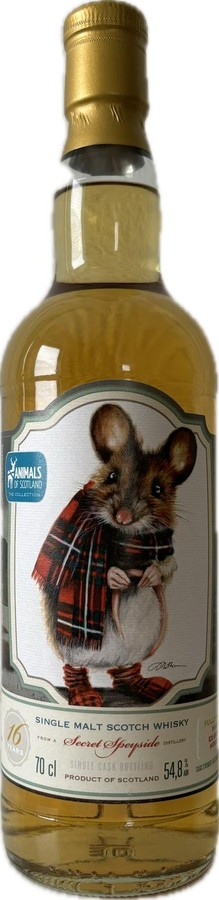 Secret Speyside 2007 TCaH Animals of Scotland 54.8% 700ml