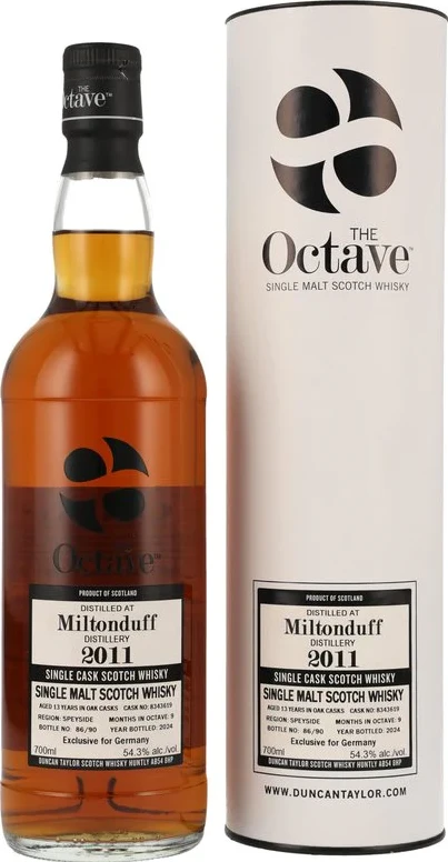 Miltonduff 2011 DT The Octave Germany 54.3% 700ml