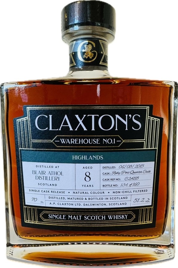 Blair Athol 2015 Cl Warehouse No.1 51.2% 700ml