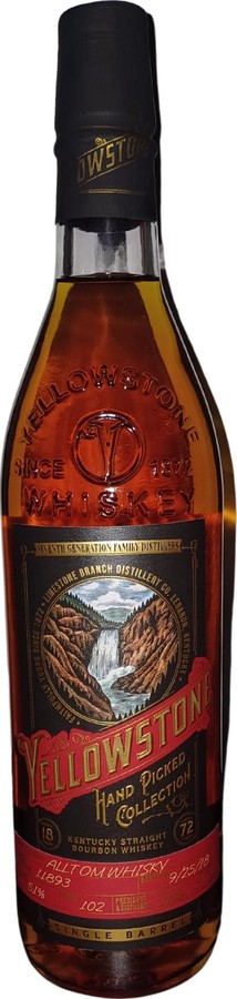 Yellowstone 2018 Hand Picked Collection Single Barrel Allt Om Whisky 51% 700ml