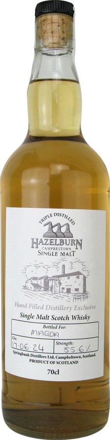 Hazelburn Hand Filled Distillery Exclusive 55.6% 700ml