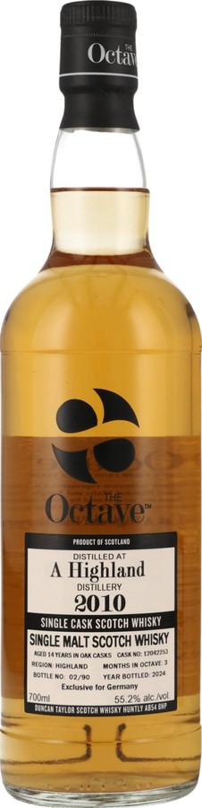 A Highland Distillery 2010 DT The Octave Germany 55.2% 700ml