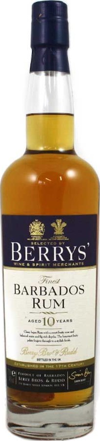 Berry Bros. & Rudd Barbados 10yo 46% 700ml