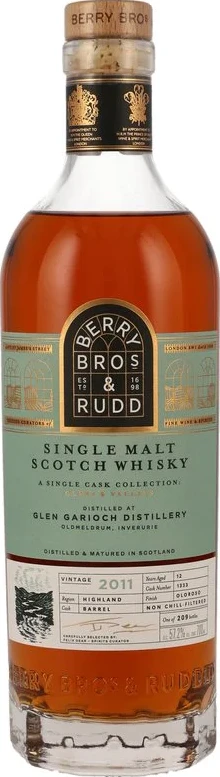 Glen Garioch 2011 BR A Single Cask Collection: Glens & Valleys 57.2% 700ml