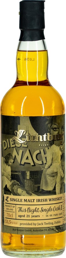 Single Malt Irish Whisky 2001 RK Lichtburg Historic Series No. 9 53.5% 700ml