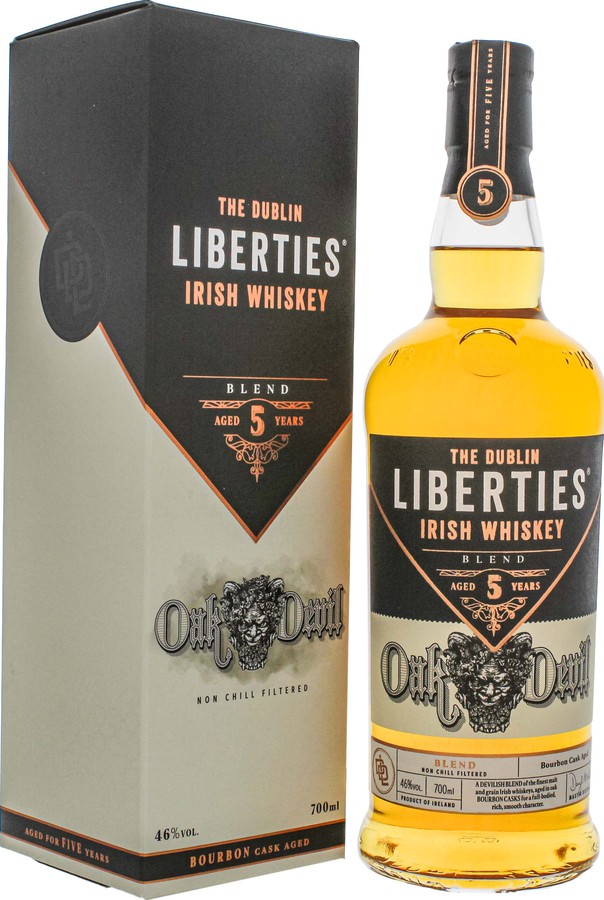 The Dublin Liberties 5yo Oak Devil 46% 700ml