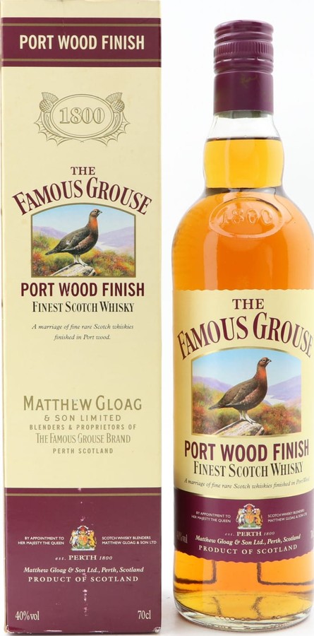 The Famous Grouse Port Wood Finish Finest Scotch Whisky 40% 700ml