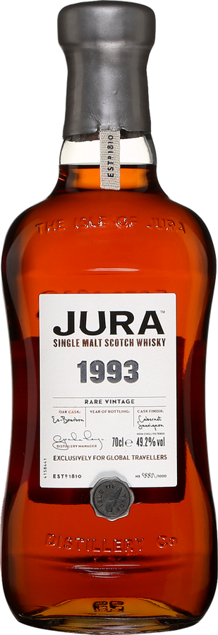 Isle of Jura 1993 Rare Vintage Travel Retail 49.2% 700ml