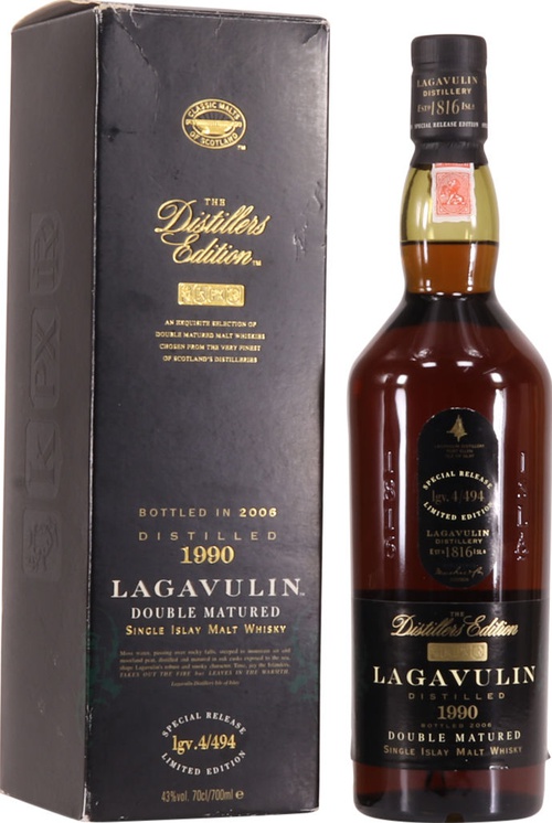 Lagavulin 1990 The Distillers Edition 43% 700ml