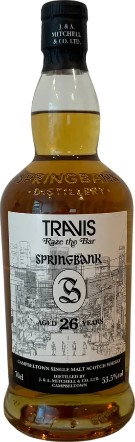 Springbank 26yo Travis Raze the Bar 53.5% 700ml