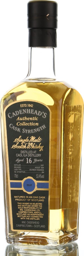 Caol Ila 2007 CA Authentic Collection 53.4% 700ml