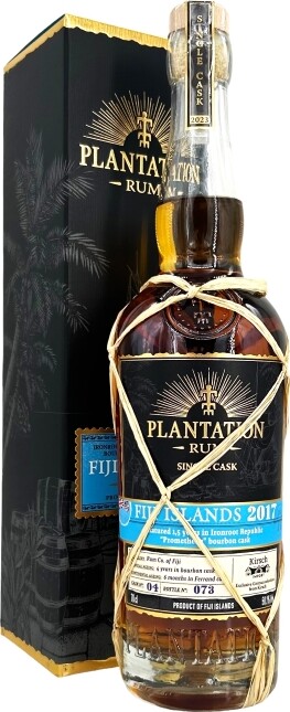 Plantation 2017 Rum Co. of Fiji Islands Cask #4 Bottled for Kirch 50.1% 700ml