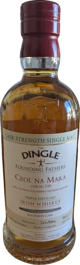 Dingle 10yo Founding Fahters Ceol Na Mara 59.4% 700ml