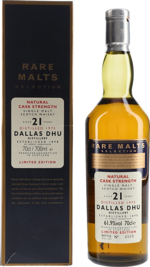 Dallas Dhu 1975 Rare Malts Selection 61.9% 700ml