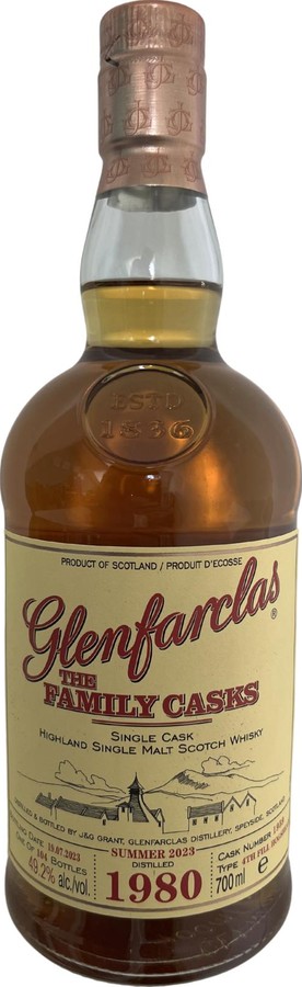 Glenfarclas 1980 The Family Casks Release S23 49.2% 700ml