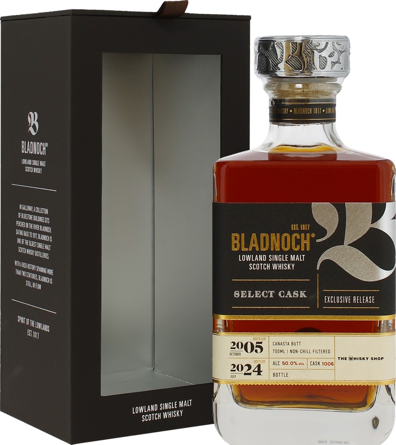 Bladnoch 2005 Select Cask Exclusive Release The Whisky Shop 50% 700ml