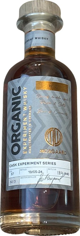 Mosgaard Organic Cask Experiment Series No 4 57% 500ml