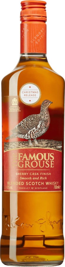 The Famous Grouse Sherry Cask Finish Christmas release 40% 700ml