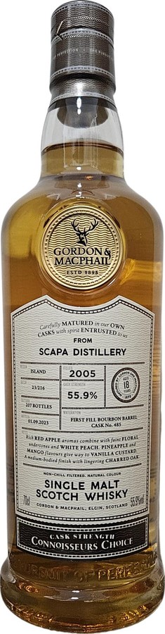 Scapa 2005 GM Connoisseurs Choice 55.9% 700ml