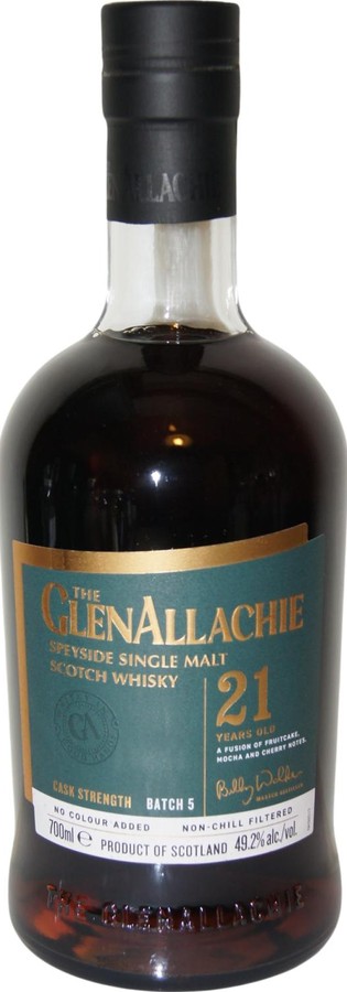 Glenallachie 21yo Cask Strength 49.2% 700ml