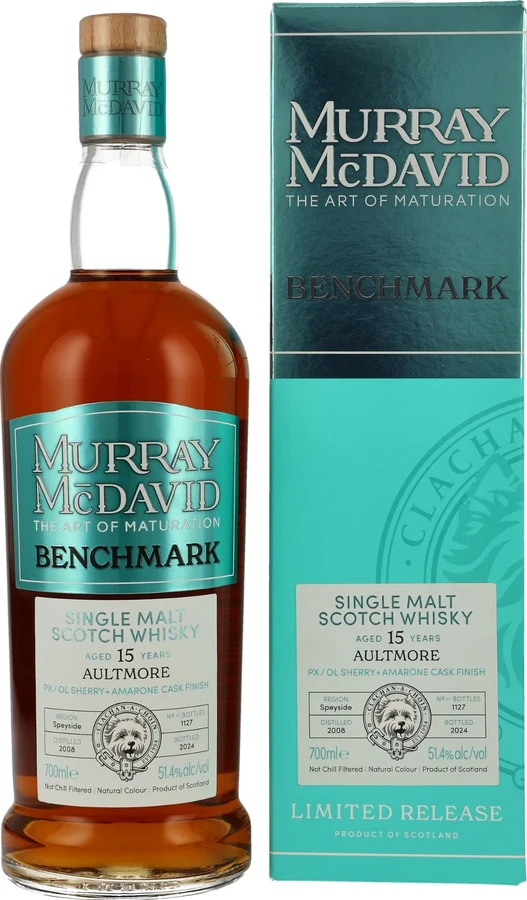 Aultmore 2008 MM The Art of Maturation Benchmark 51.4% 700ml