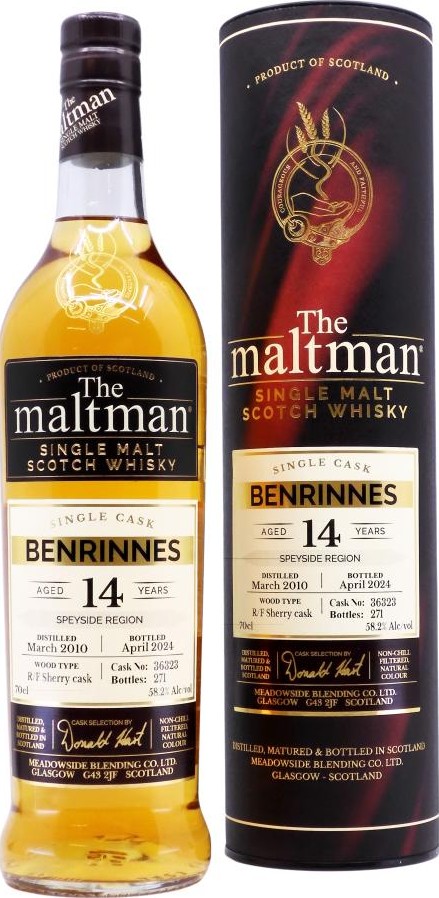 Benrinnes 2010 MBl The Maltman 58.2% 700ml