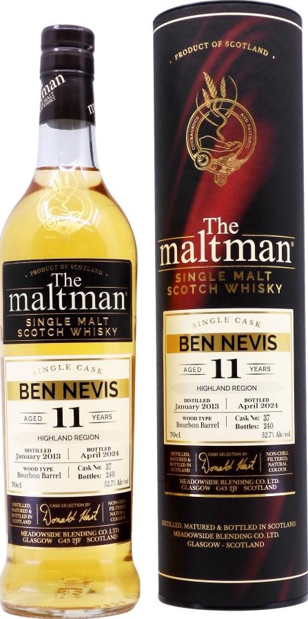 Ben Nevis 2013 MBl The Maltman 52.7% 700ml