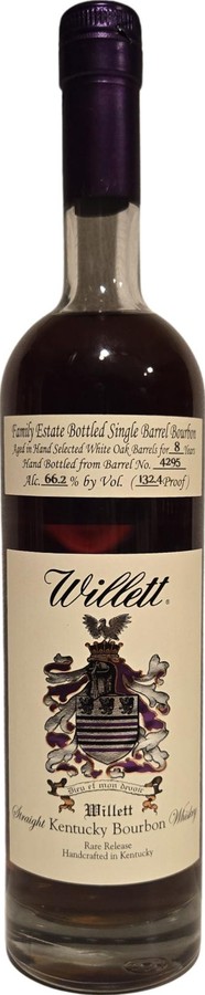 Willett Family Estate Bottled Single Barrel Bourbon Domaneys Single Barrel 22 Domaneys 32.4% 750ml