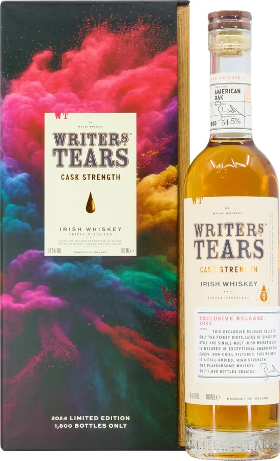 Writers Tears Cask Strength 2024 Limited Edition 54.5% 700ml