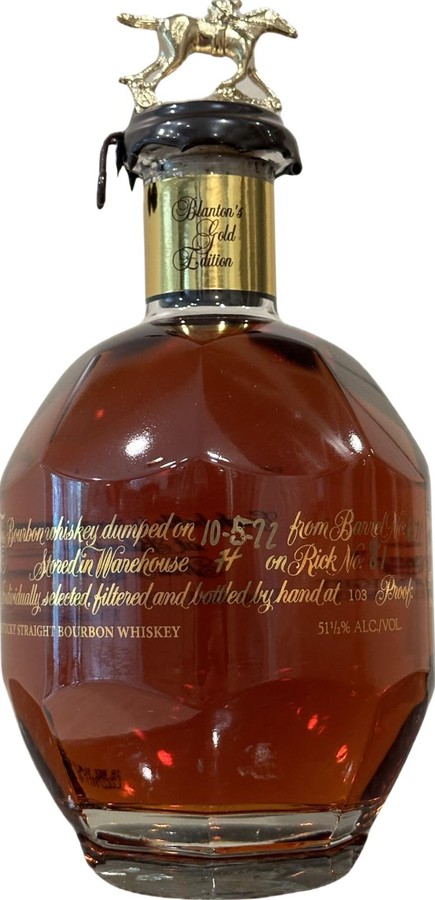 Blanton's Single Barrel Gold Edition 51.5% 750ml