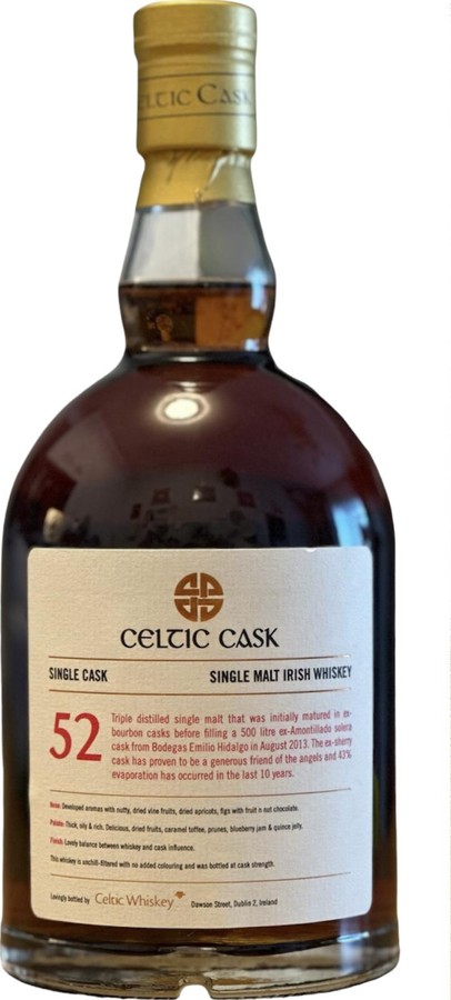 Celtic Cask 2007 Caoga A Do 52 56.8% 700ml