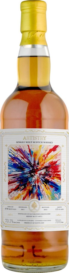 Glenrothes 2011 CQ Artistry US Market Exclusive 70.1% 700ml