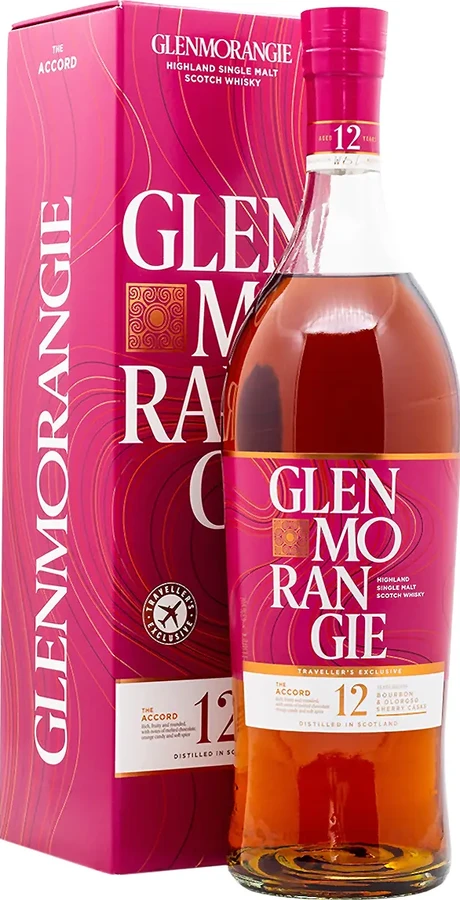 Glenmorangie 12yo The Accord Travel Retail 43% 1000ml