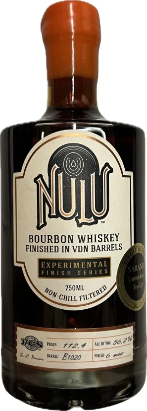 Nulu Nulu Experimental Bourbon VDN Cask Barrel Select Experimental Finish Series 56.2% 750ml