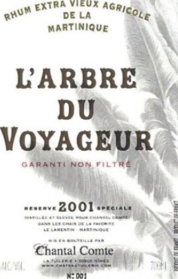 Chantal Comte 2001 L'Arbre du Voyageur Garanti Non Filtre 45.5% 700ml