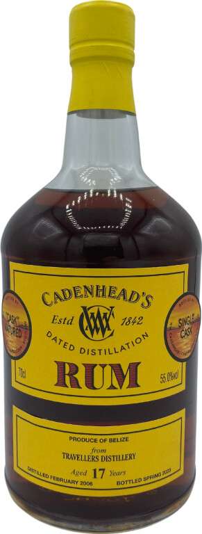 Cadenhead's 2006 Travellers 17yo 55% 700ml