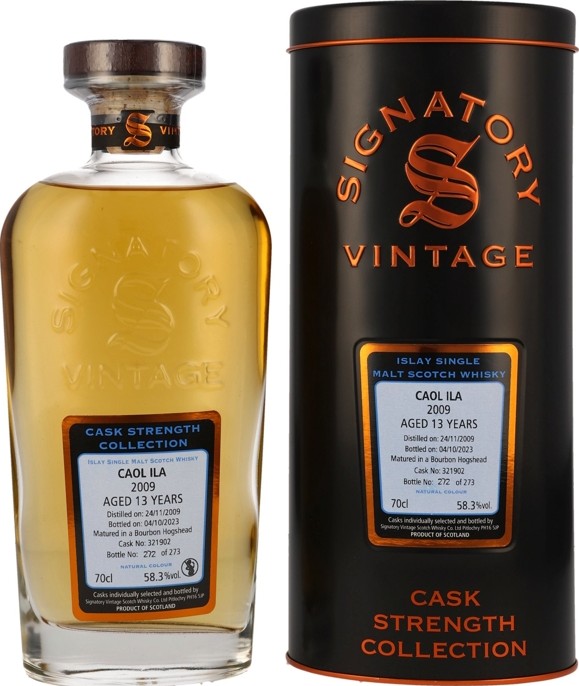 Caol Ila 2009 SV Cask Strength Collection Bourbon Hogshead 58.3% 700ml