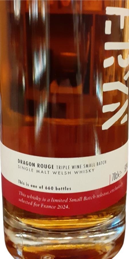 Penderyn Dragon Rouge Small Batch Series France 50% 700ml