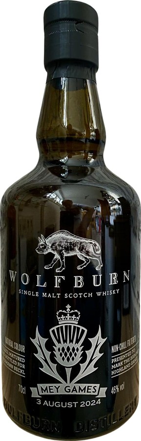 Wolfburn Mey Games 2024 engraved Mey Games 2024 46% 700ml