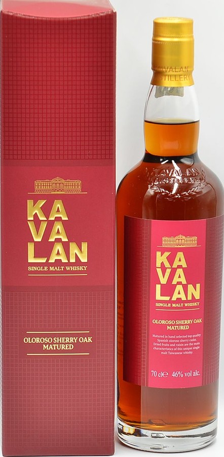 Kavalan Oloroso Sherry Oak Matured 46% 700ml